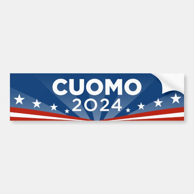 Adesivo Para Carro Governador Andrew Cuomo 2024 (Frente)