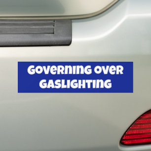 Adesivo Para Carro Governing Over Gaslighting Bumper Sticker