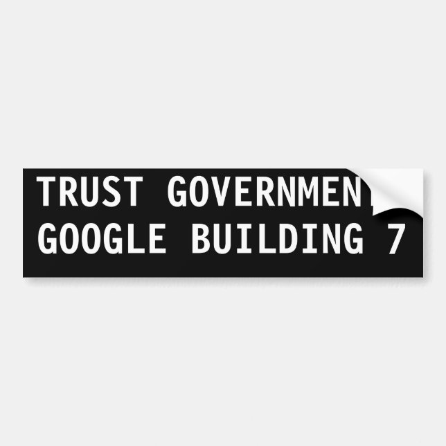 ADESIVO PARA CARRO GOVERNO DE CONFIANÇA? CONSTRUÇÃO DO GOOGLE 7 (Frente)