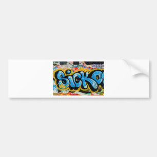 Adesivo Para Carro Grafites do Sicko na parede Textured