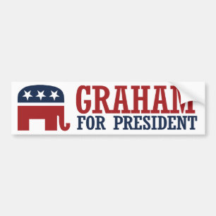 Adesivo Para Carro Graham para o pára-choque 2016 do presidente