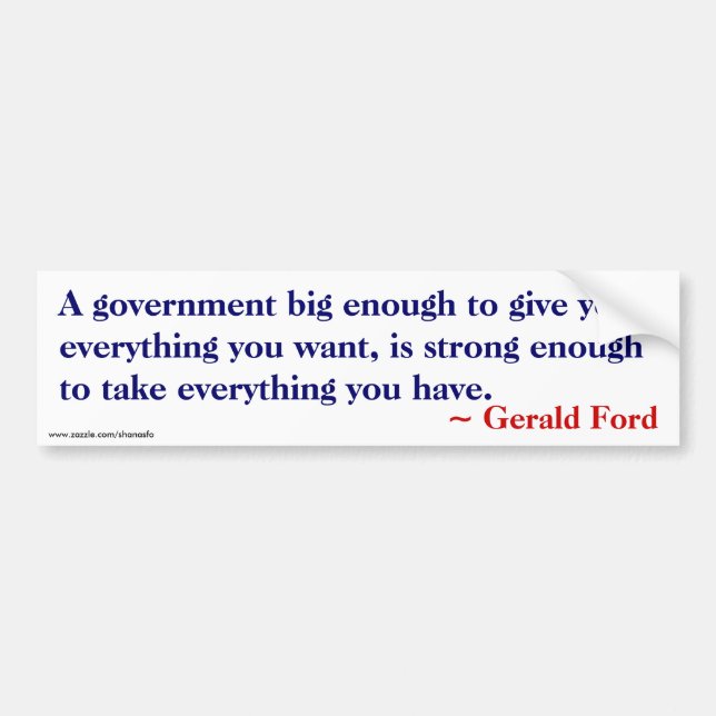 Adesivo Para Carro Grande bastante para dar-lhe tudo - Ford cita (Frente)