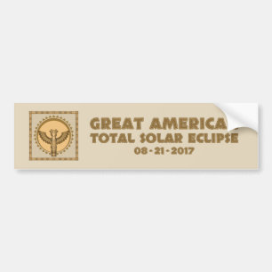 Adesivo Para Carro Grande eclipse solar total americano - 2017