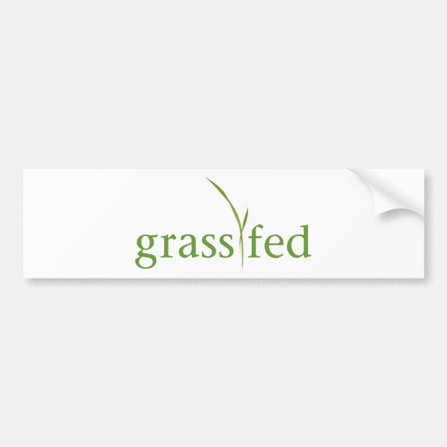 Adesivo Para Carro Grass Fed (Frente)