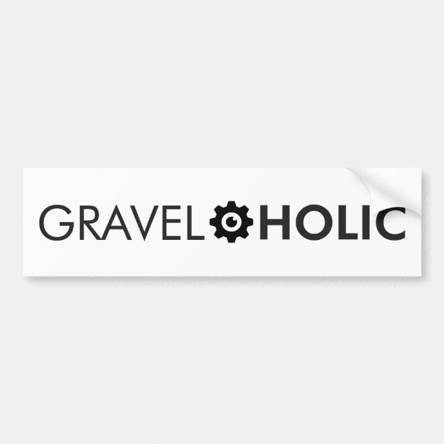 Adesivo Para Carro Gravelaholic Ciclismo em Gravel (Frente)