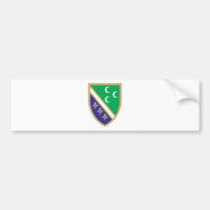 Adesivo Para Carro Grb Sandžaka, brasão de Sandžak