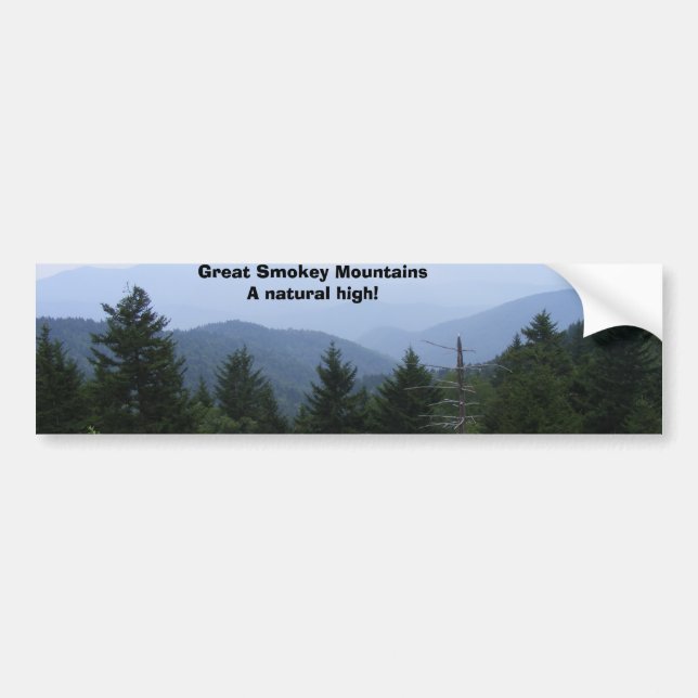 Adesivo Para Carro Great Smoky Mountains (Frente)