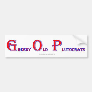 Adesivo Para Carro GreedyOldPlutocrats