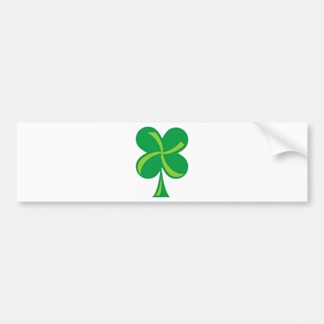 Adesivo Para Carro Green Shamrock (Frente)