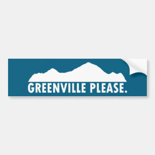 Adesivo Para Carro Greenville Carolina do Sul, por favor