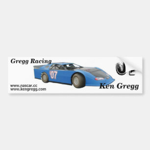 Adesivo Para Carro Gregg que compete o autocolante no vidro traseiro