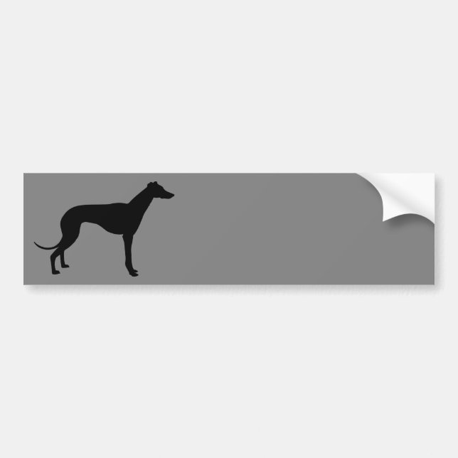 Adesivo Para Carro Greyhound em Cinza (Frente)