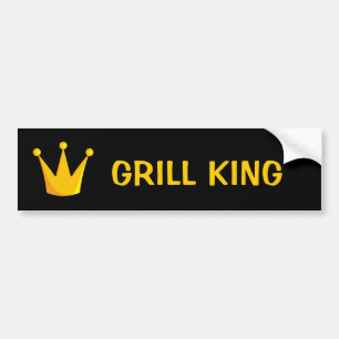 Adesivo Para Carro Grill King Crown