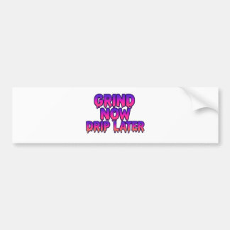 Adesivo Para Carro Grind Now Drip Posterior - Cotação do Hustle Motiv