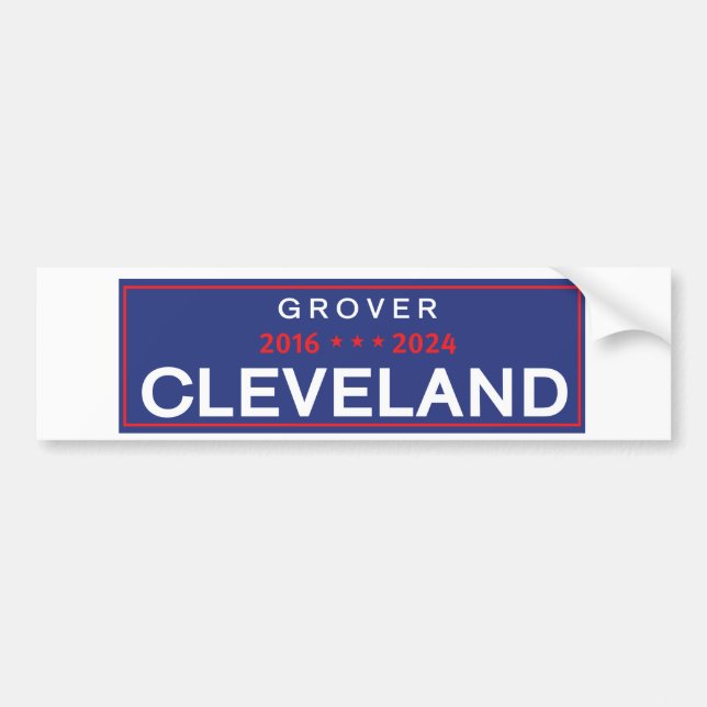 Adesivo Para Carro Grover Cleveland 2024 Bumper Sticker (Frente)
