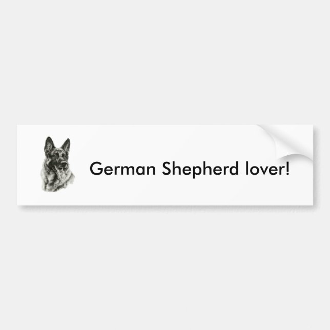 Adesivo Para Carro GSD car sticker (Frente)