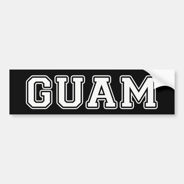 Adesivo Para Carro Guam (Frente)