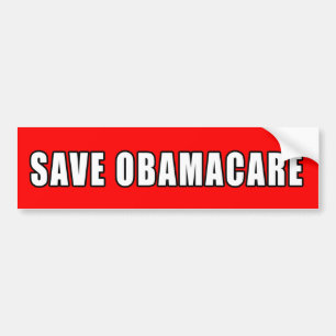 ADESIVO PARA CARRO GUARDADOR DE BUMPER DE OBAMACARE DE SALVAMENTO