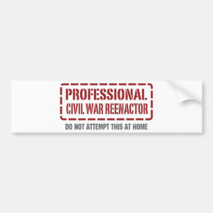 Adesivo Para Carro Guerra civil profissional Reenactor
