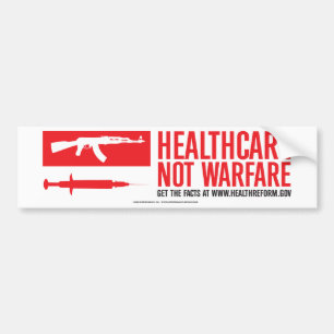 Adesivo Para Carro Guerra dos cuidados médicos NÃO