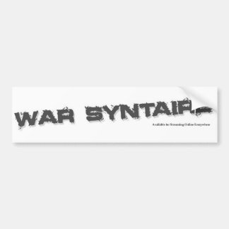Adesivo Para Carro Guerra Syntaire