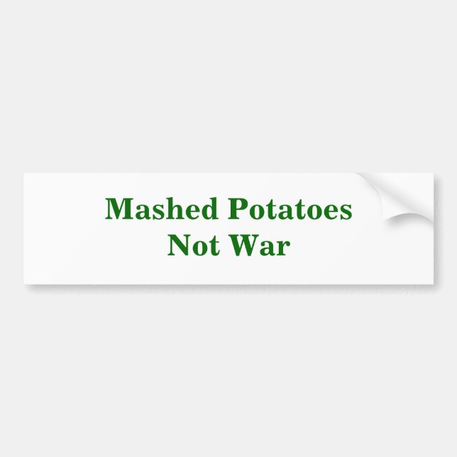 Adesivo Para Carro Guerra triturada de PotatoesNot (Frente)