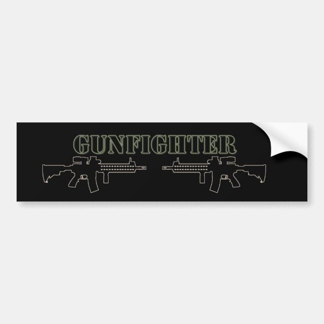 Adesivo Para Carro Gunfighter (Frente)