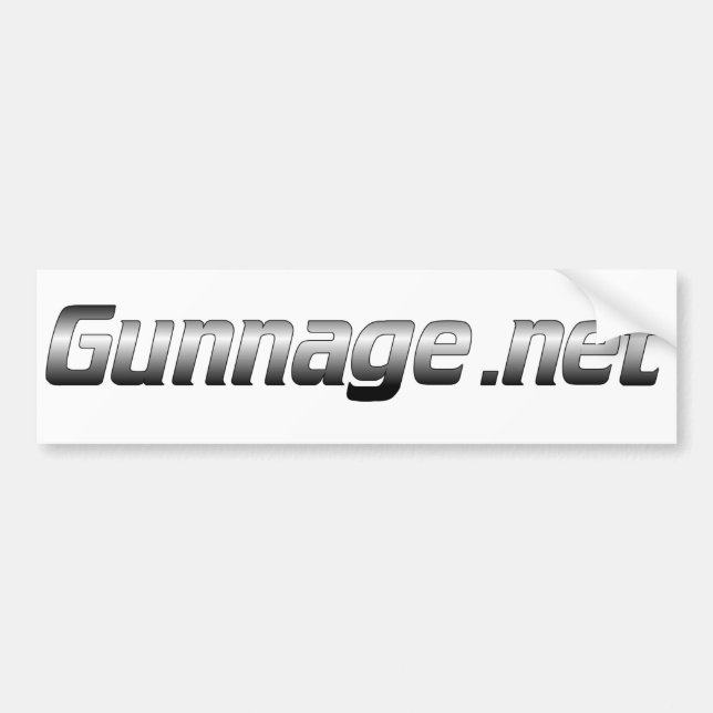 Adesivo Para Carro Gunnage.net (Frente)