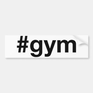 Adesivo Para Carro GYM Hashtag
