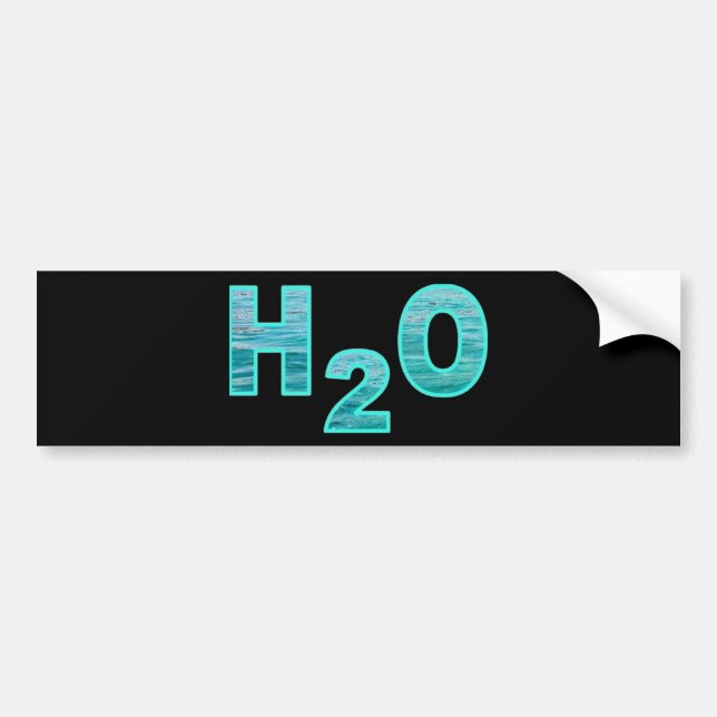 ADESIVO PARA CARRO H2O (Frente)