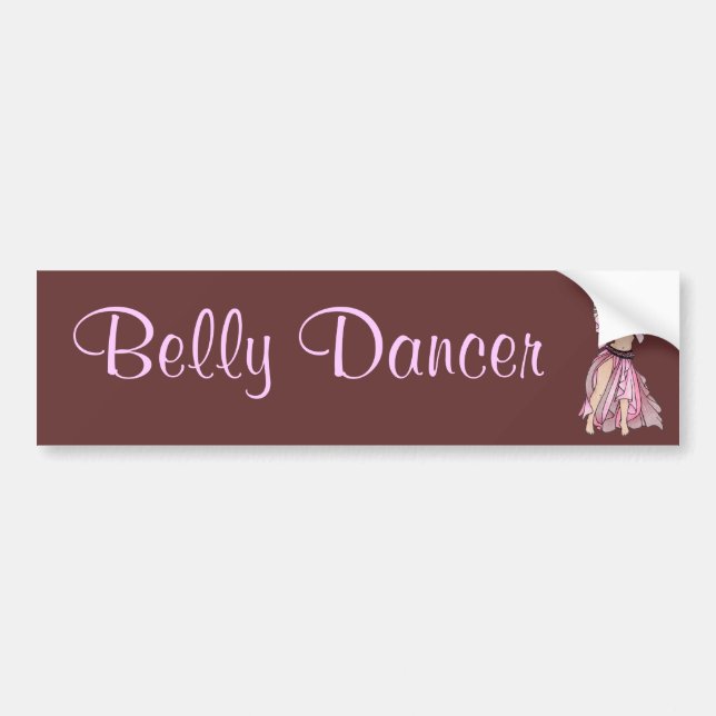Adesivo Para Carro Habibi Bellydance Sticker (Frente)