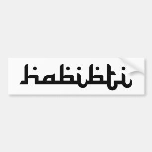 Adesivo Para Carro Habibti artístico