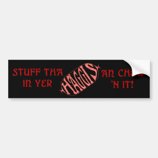 Adesivo Para Carro Haggis Bumpersticker engraçado