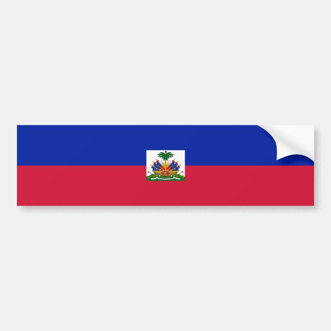 Adesivo Para Carro Haiti/bandeira haitiana (Frente)