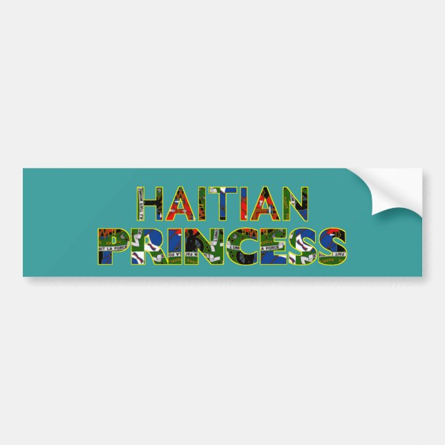 ADESIVO PARA CARRO HAITIANPRINCESS001 (Frente)