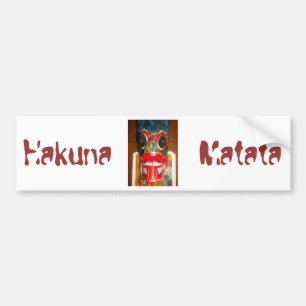 Adesivo Para Carro Hakuna Matata Personalizar Produto