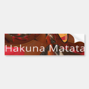 Adesivo Para Carro Hakuna Matata Starfish Design