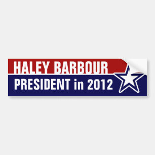 Adesivo Para Carro Haley Barbour em 2012