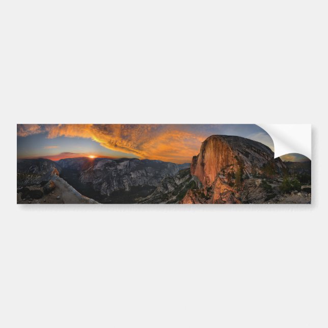 Adesivo Para Carro Half Dome Sunset - Yosemite (Frente)