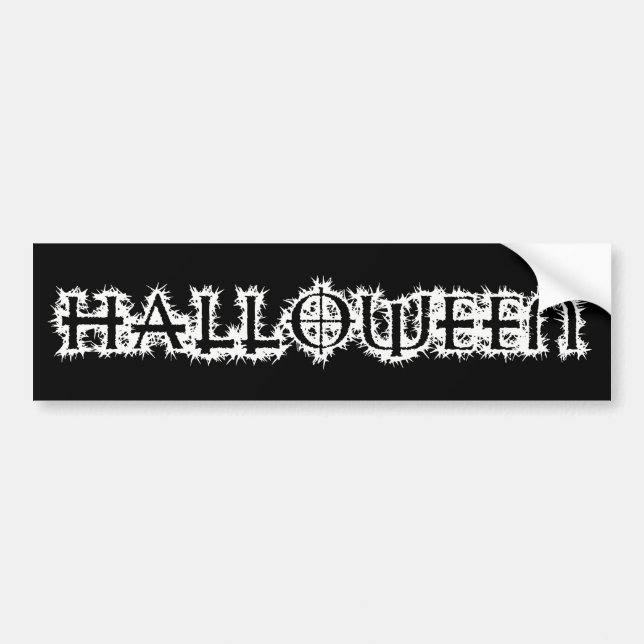 Adesivo Para Carro Halloween (Frente)