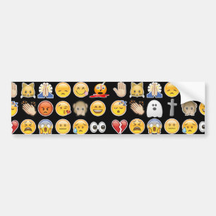 Adesivo Para Carro halloween emoji