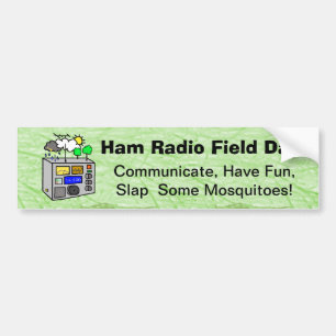 Adesivo Para Carro Ham Radio Field Day Engraçadinho