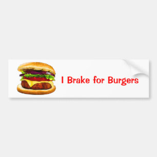 Adesivo Para Carro Hamburguer do assado do verão