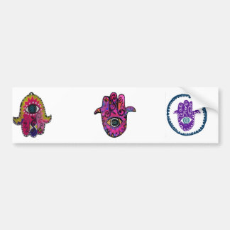 ADESIVO PARA CARRO ** HAMSA COR-DE-ROSA **