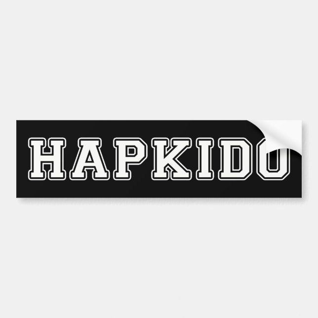 Adesivo Para Carro Hapkido (Frente)