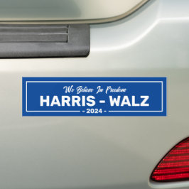Adesivo Para Carro Harris 2024 Acreditamos Na Liberdade