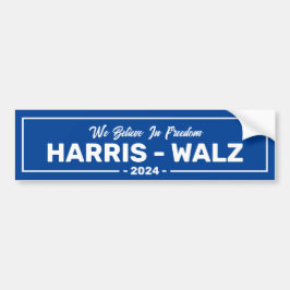 Adesivo Para Carro Harris 2024 Acreditamos Na Liberdade
