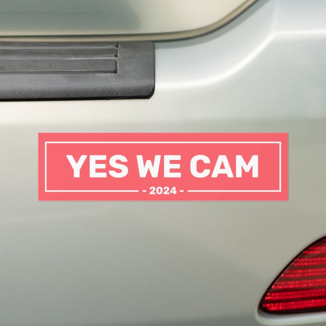 Adesivo Para Carro Harris 2024 Sim, Cam (No carro)