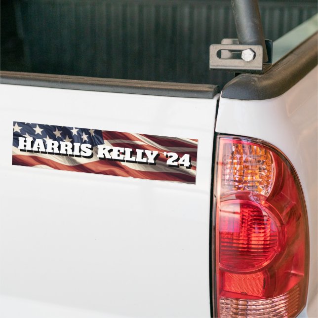 Adesivo Para Carro Harris Kelly 2024 Kamala Harris Democrata (No caminhão)