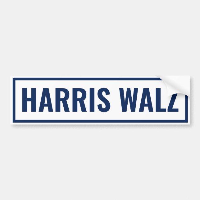 Adesivo Para Carro Harris Walz 2024 (Frente)